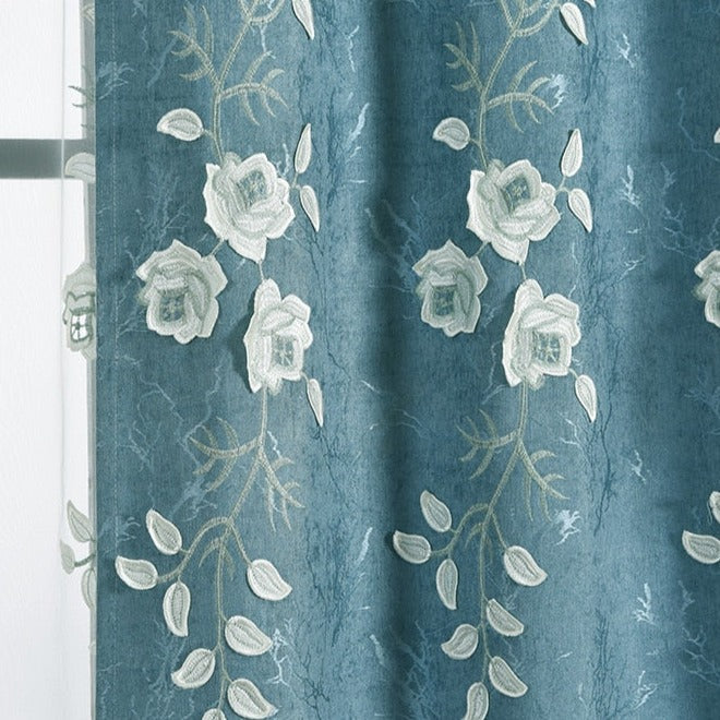 Rideau Blanc Bleu Savai