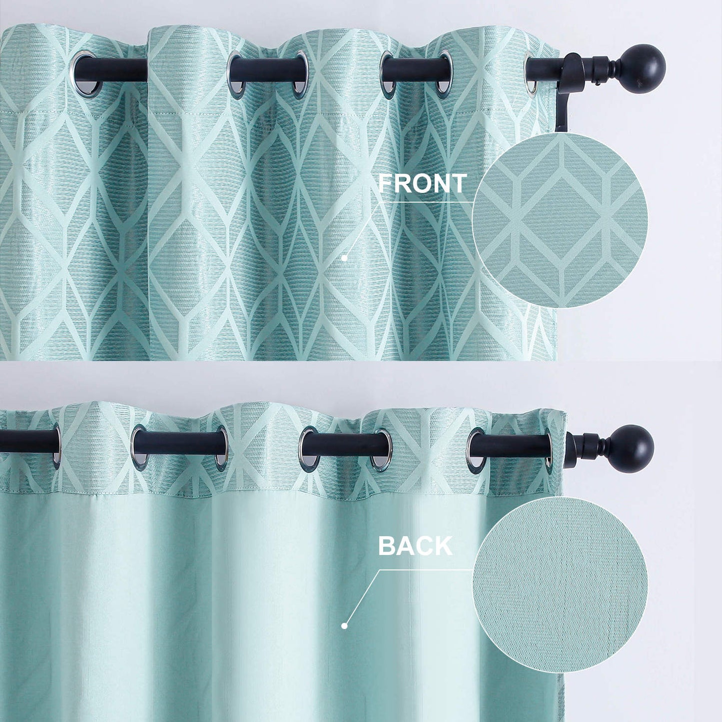 Rideau Occultant Lakvi Bleu Royal