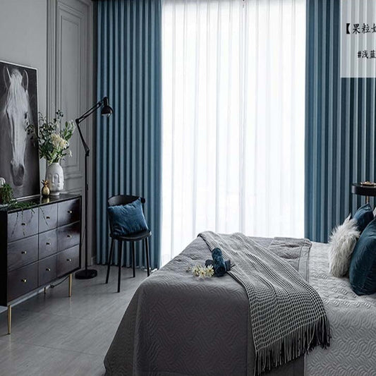 Rideau Occultant Lagan Bleu
