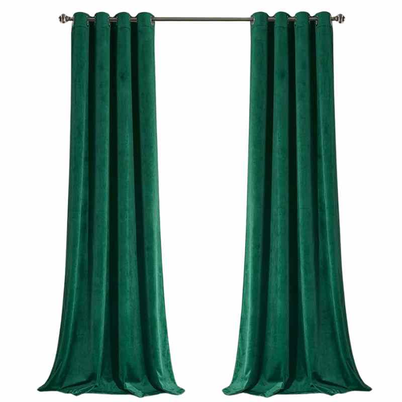 Velours Vert Luxueux