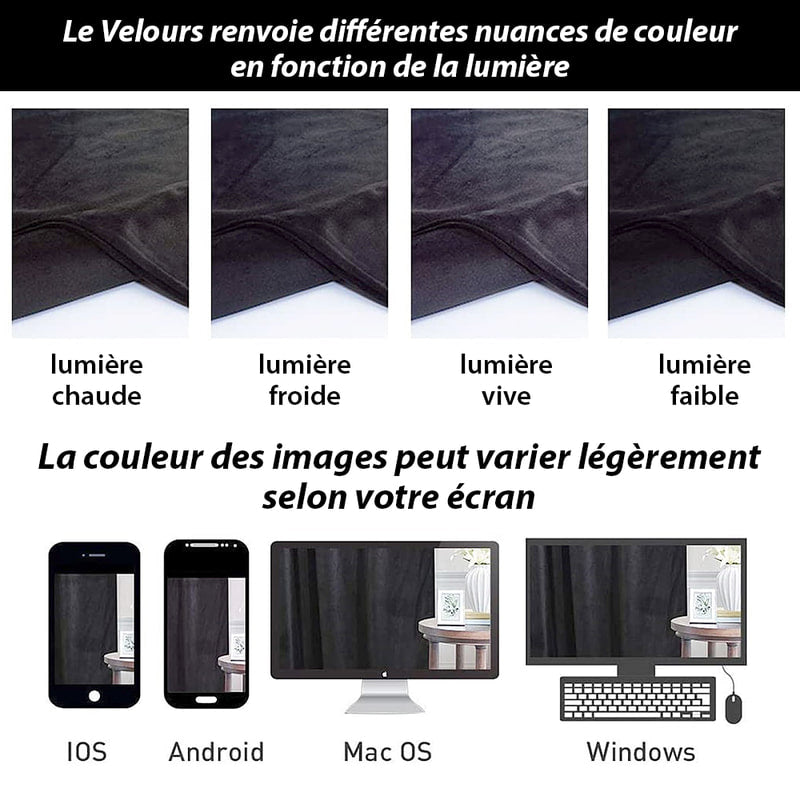 Rideau Thermique Luxury Noir