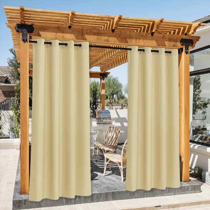 Rideaux extérieurs pour pergola