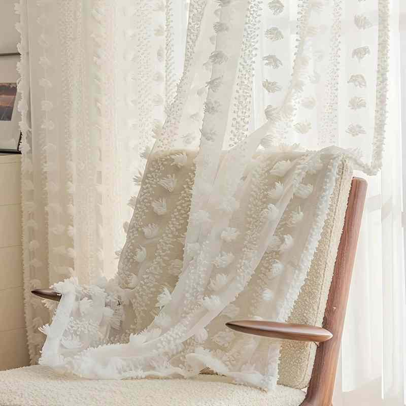 Voilage et rideaux blancs de qualité deluxe