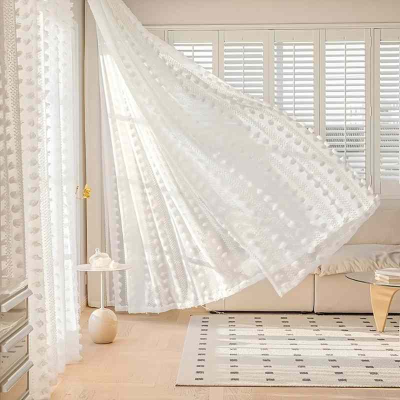 Voilage et rideaux blancs de qualité deluxe