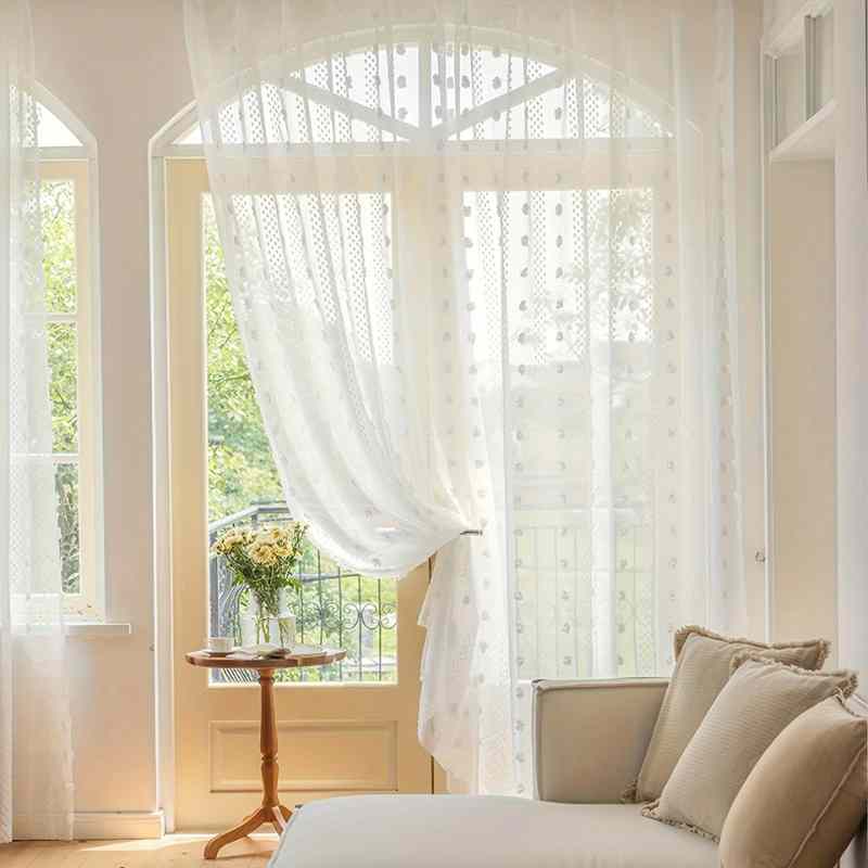Voilage et rideaux blancs de qualité deluxe