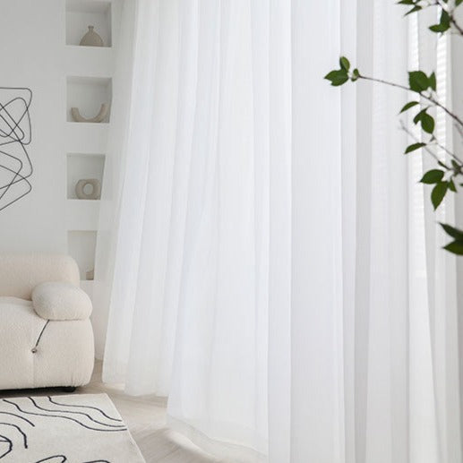 Rideau Voilage Blanc Bridal