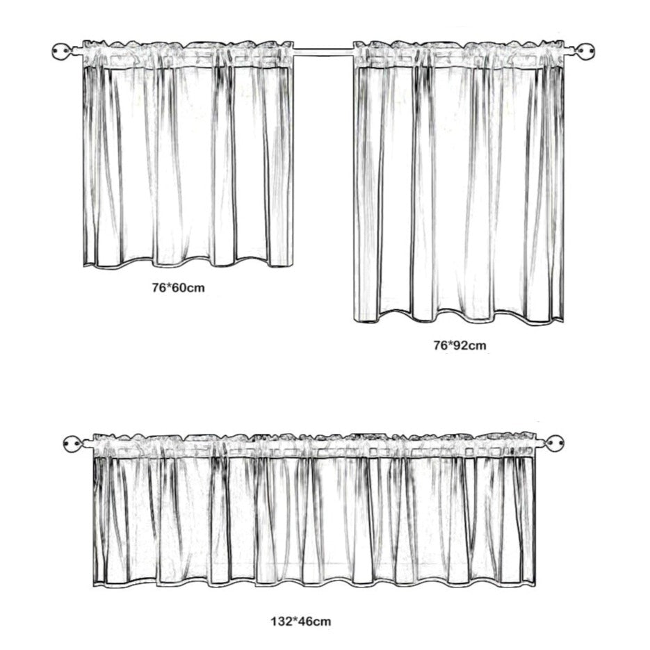 Rideaux Voilage | Elta 130 X 45