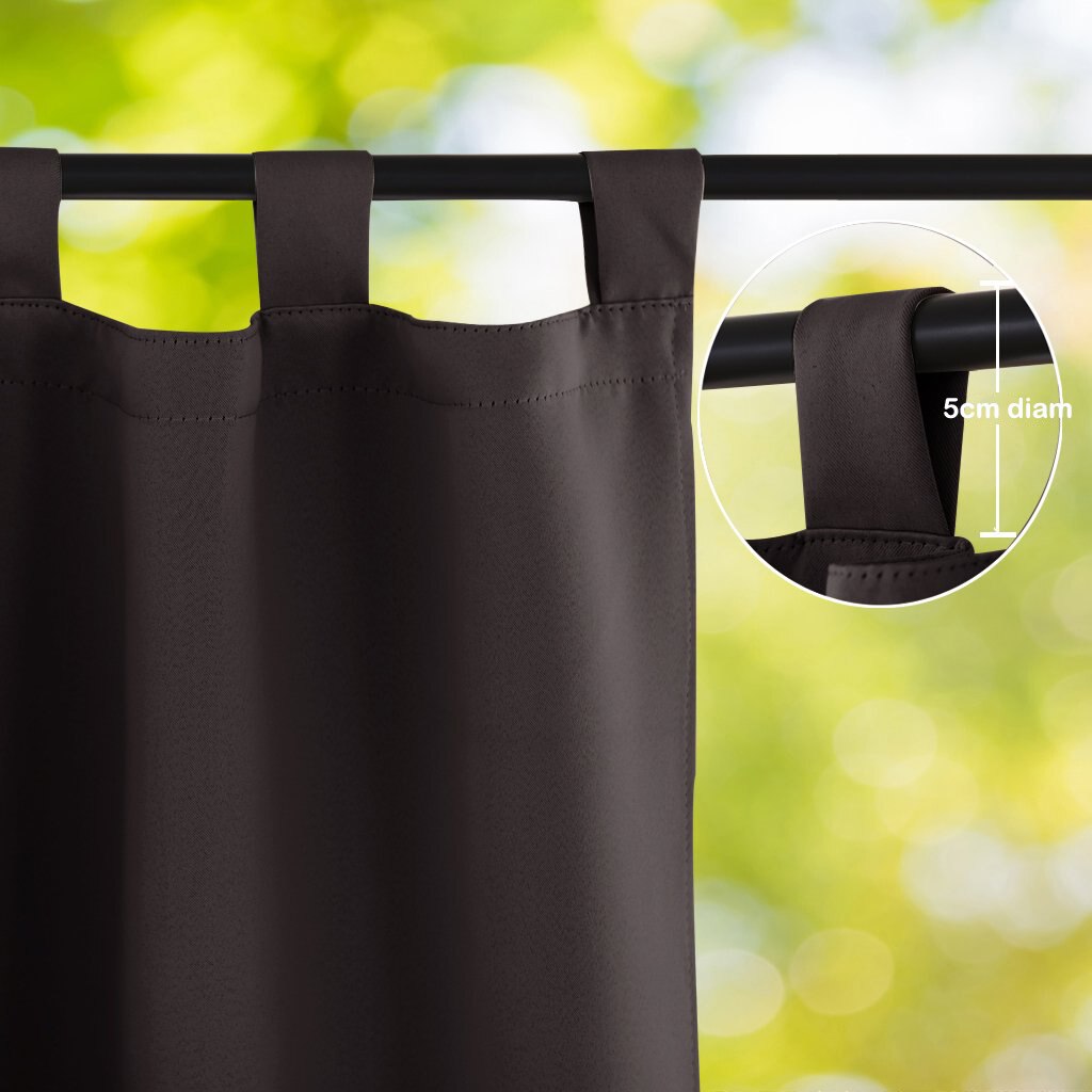 Rideau Extérieur Karom  Marron