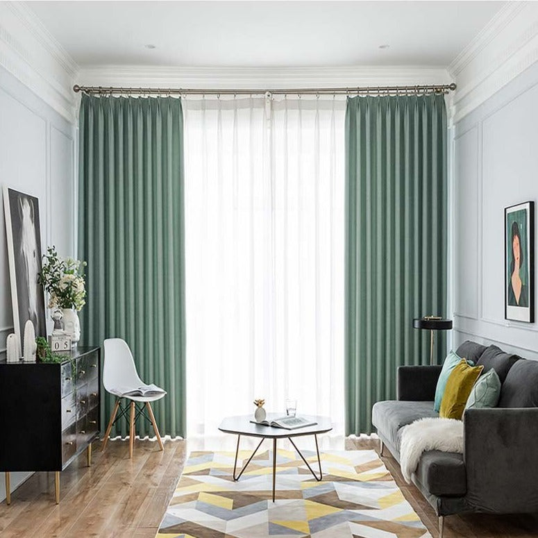 Rideaux Occultants | Lagan Vert d'Eau 220 x 115