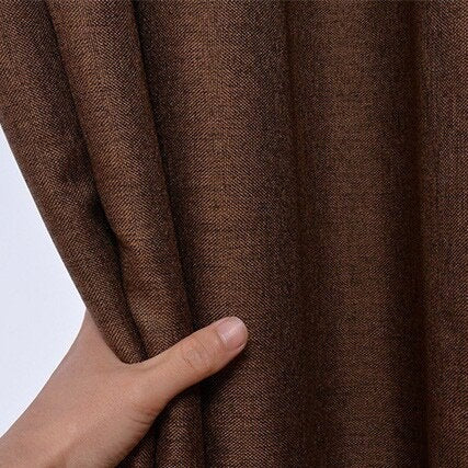 Rideau Occultant Diogo Café Noir Premium