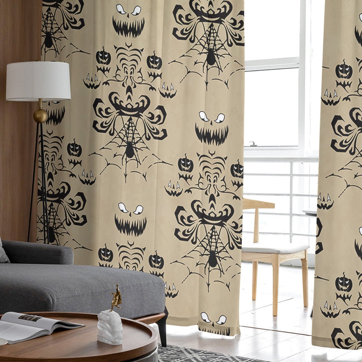 Rideau Voilage Halloween