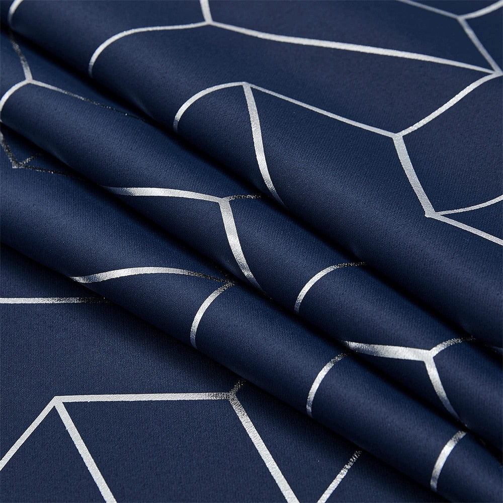 Rideau Akram Bleu Occultant