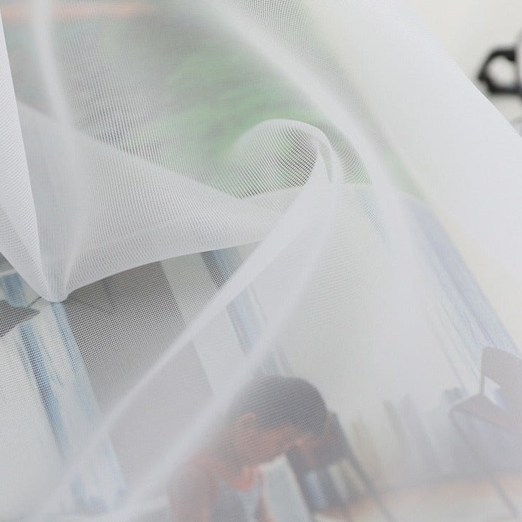 Rideau Voilage Blanc Bridal