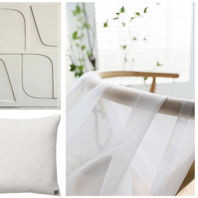 Rideau Voilage Blanc Bridal