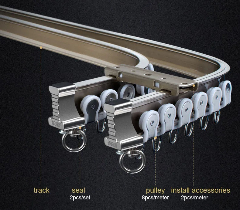 RailRail courbe  rideau RailRoad