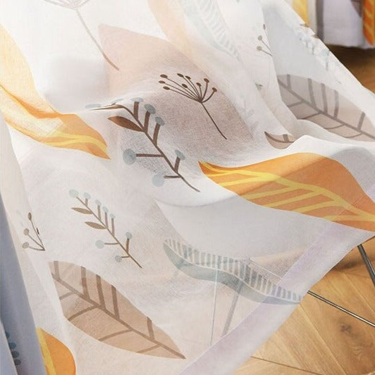 Rideau Voilage Laune Jaune 