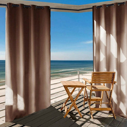 Rideau Extérieur Karom Châtain Premium