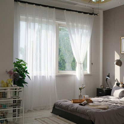 Voilage Blanc Pur
