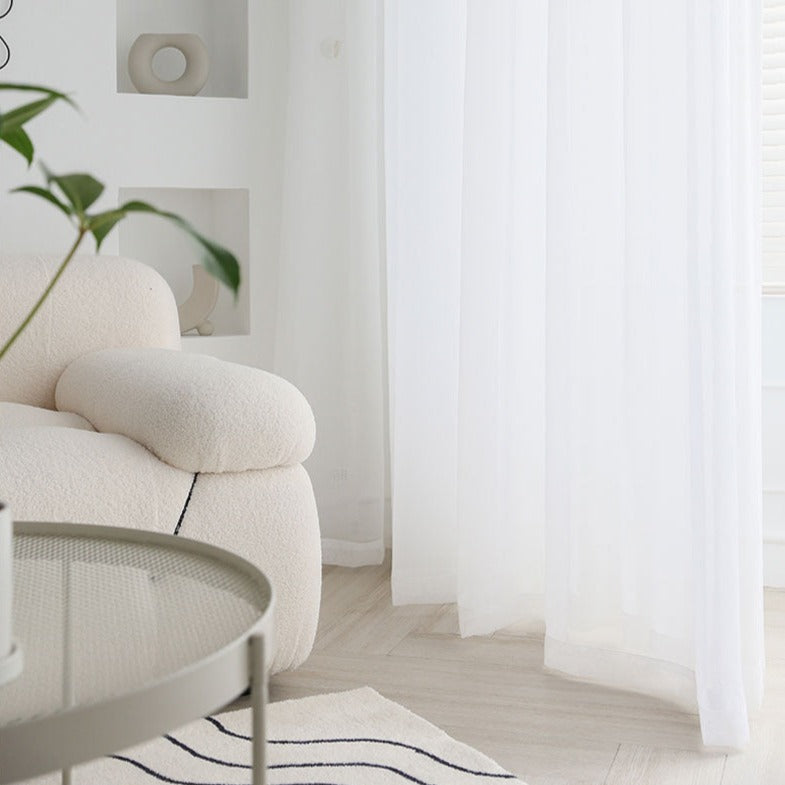 Rideau Voilage Blanc Bridal