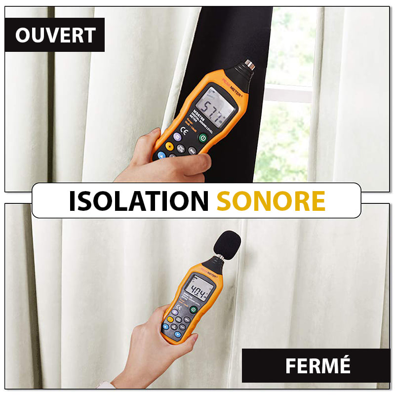 Rideau Blanc Occultant Imatra Premium