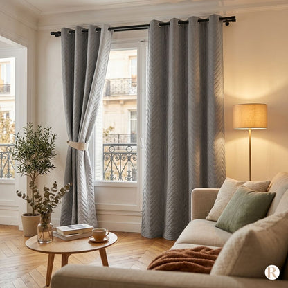 Rideau Anti-Bruit 30 dB - Gris