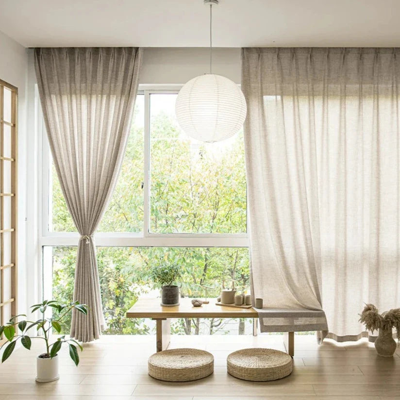 Voilage Beige Madagascar Premium