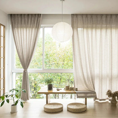 Voilage Beige Madagascar Premium