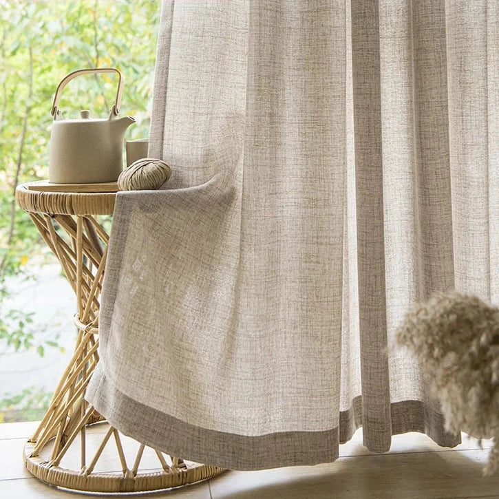 Voilage Beige Madagascar Premium