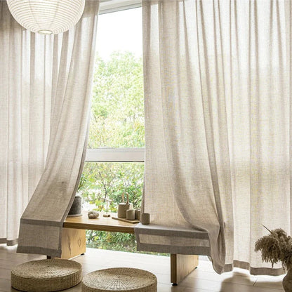 Voilage Beige Madagascar Premium