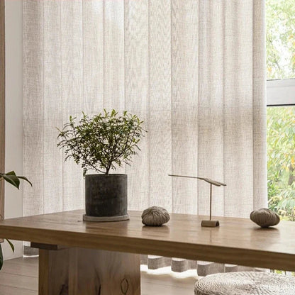 Voilage Beige Madagascar Premium