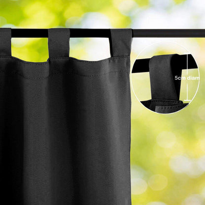 Rideau Extérieur Karom Noir