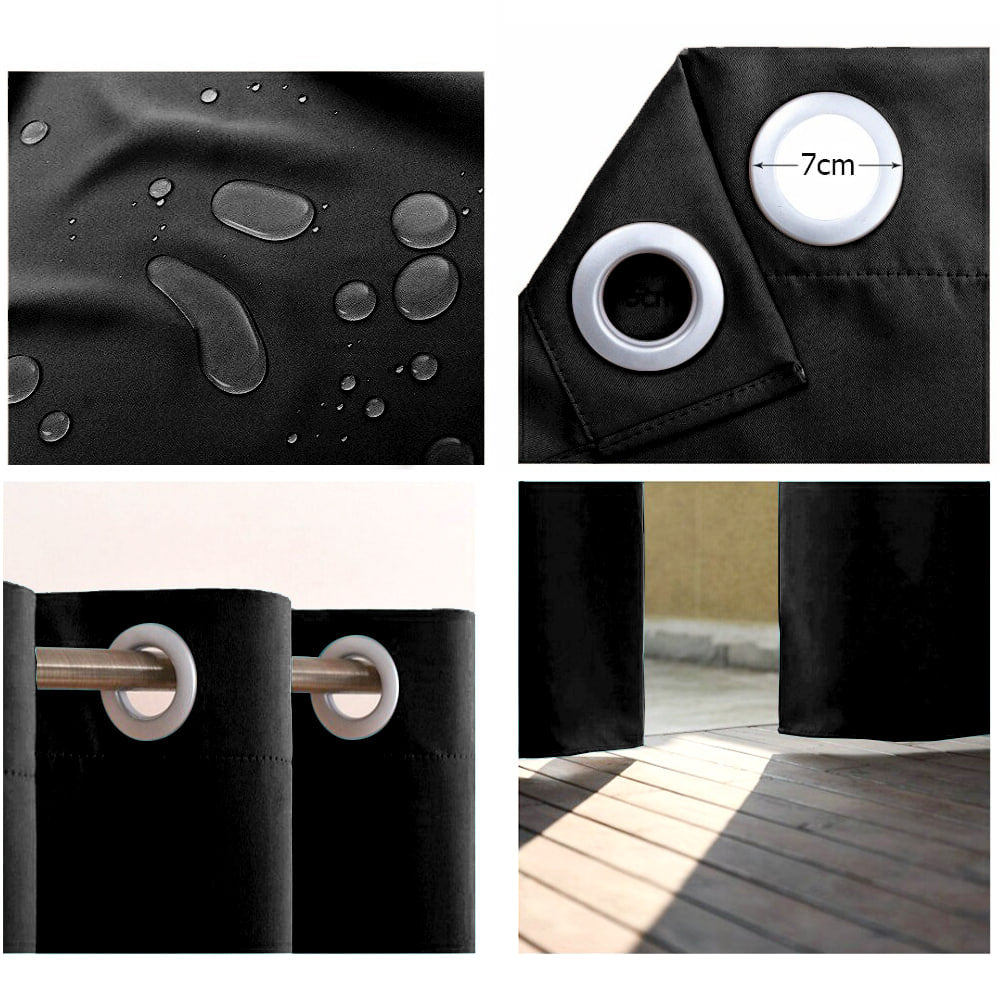 Rideau Extérieur Karom Noir