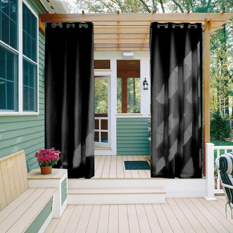 Rideau Extérieur Karom Noir