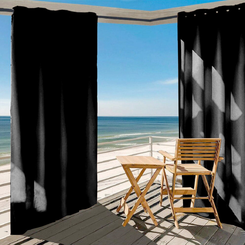 Rideau Extérieur Karom Noir