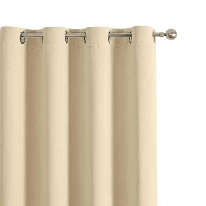 Double rideau beige - Collection Élégance