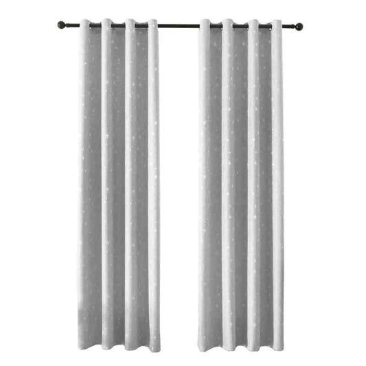 Double rideau gris - Luxe et élégance