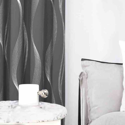 Double rideau motif - Collection Élégance