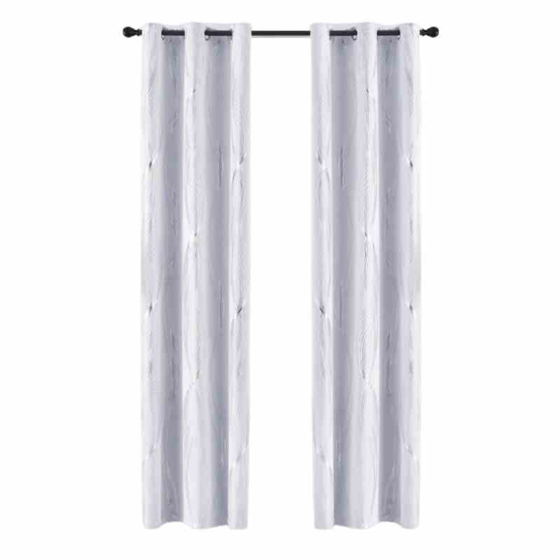 Rideaux Luxe Blancs Double-Face