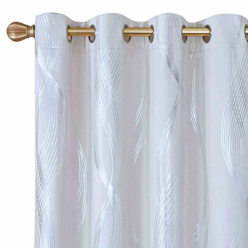 Rideaux Luxe Blancs Double-Face