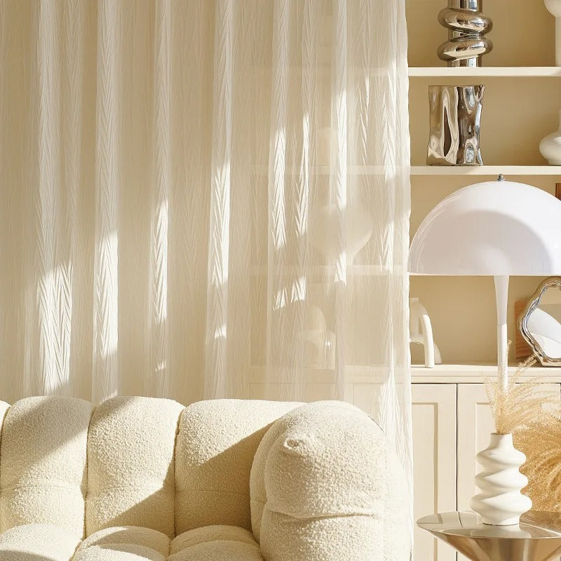 Rideau Voilage - Beige clair