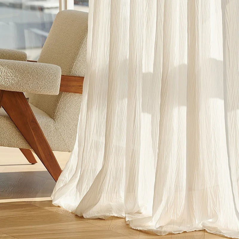 Rideau Voilage - Beige clair