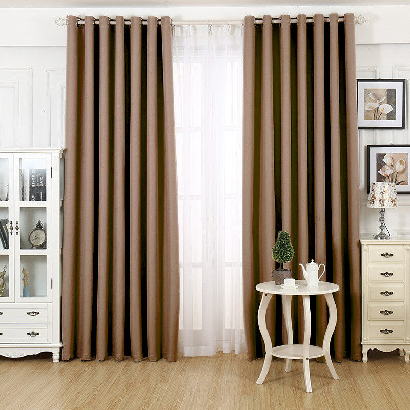 Rideau Occultant Diogo Crème Café