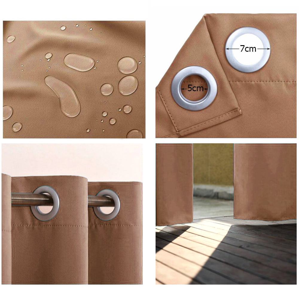 Rideau Extérieur Karom Châtain Premium