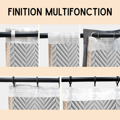 Rideau anti bruit 30db - Gris