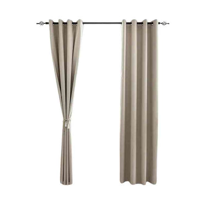 Rideau occultant beige premium