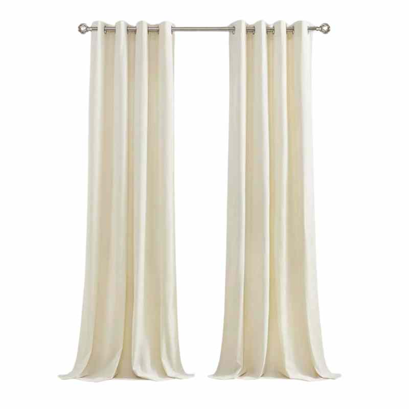 Rideau Blanc Velours Elite