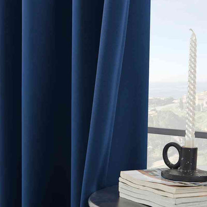 Rideau occultant bleu nuit