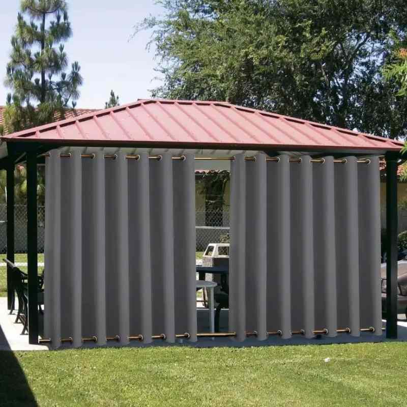 Rideau brise soleil pour pergola - Solaire Intense