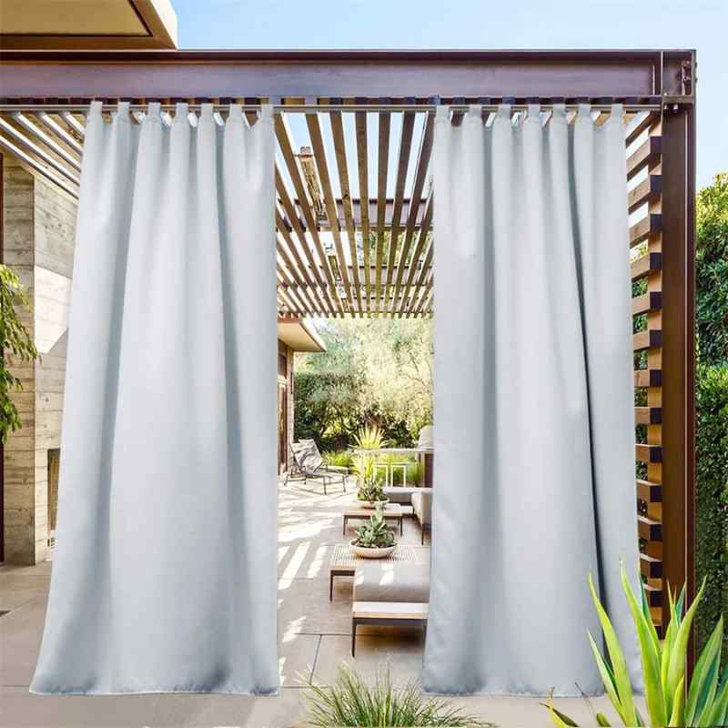 Rideau d'extérieur chic et tendance