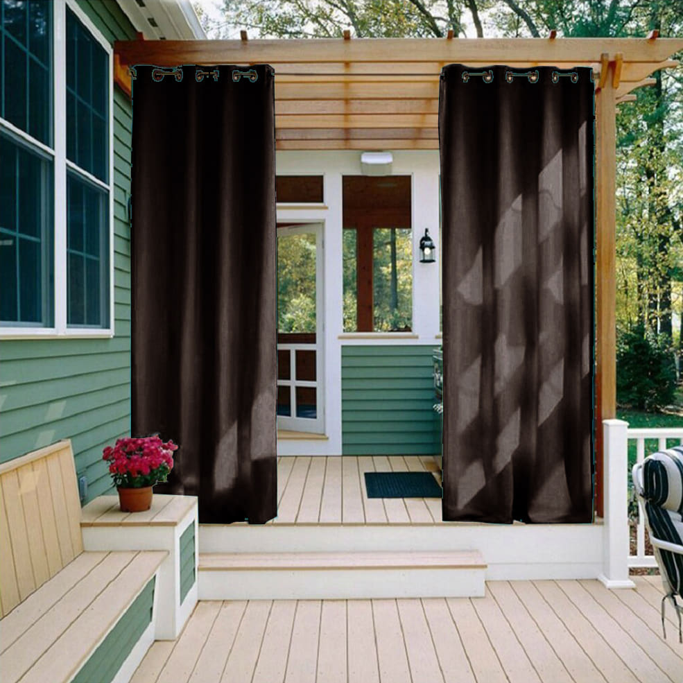 Rideau Extérieur Karom  Marron